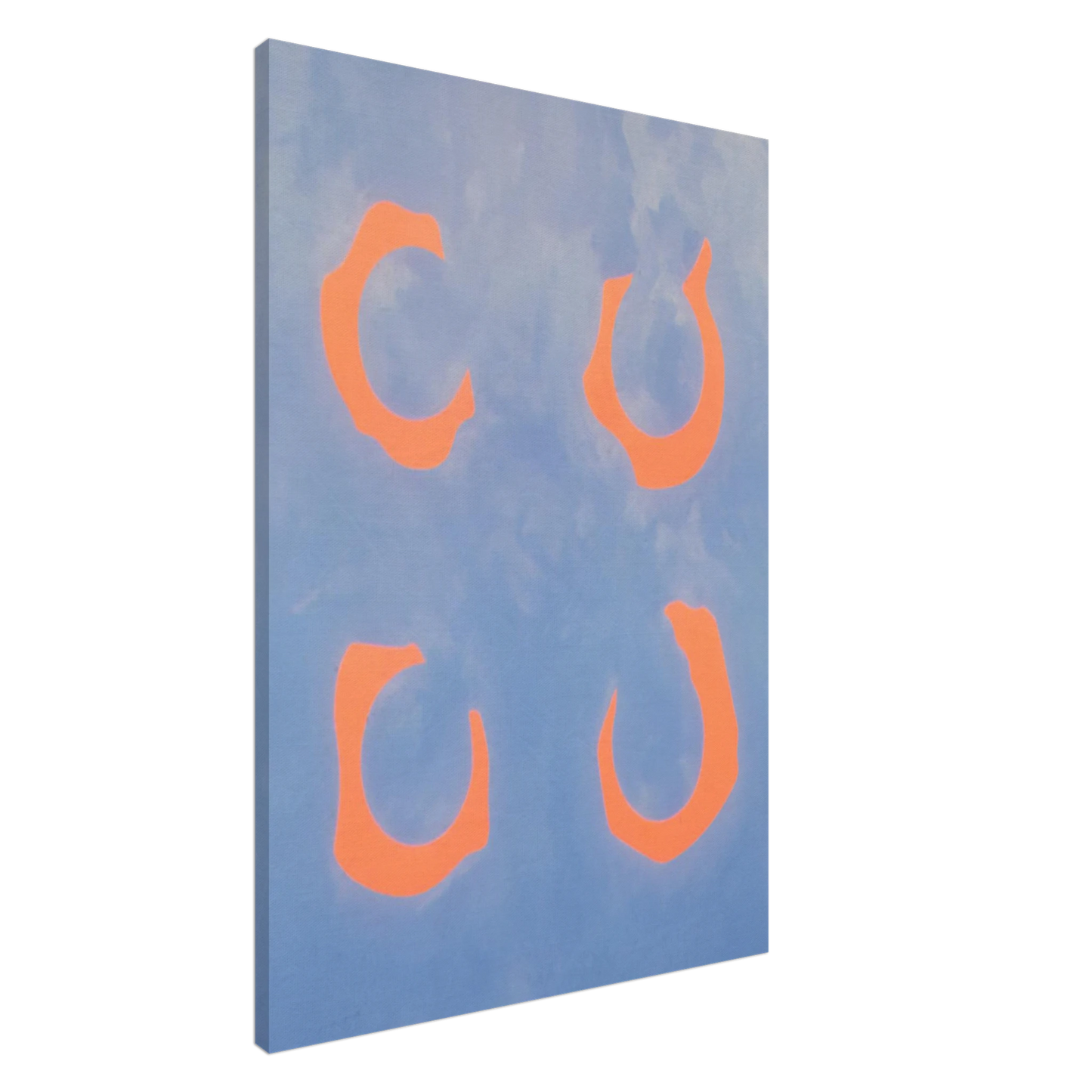 Jeremy Moon - Red Chord - 1962 Canvas - 20x30 cm / 8x12 inches-canvas