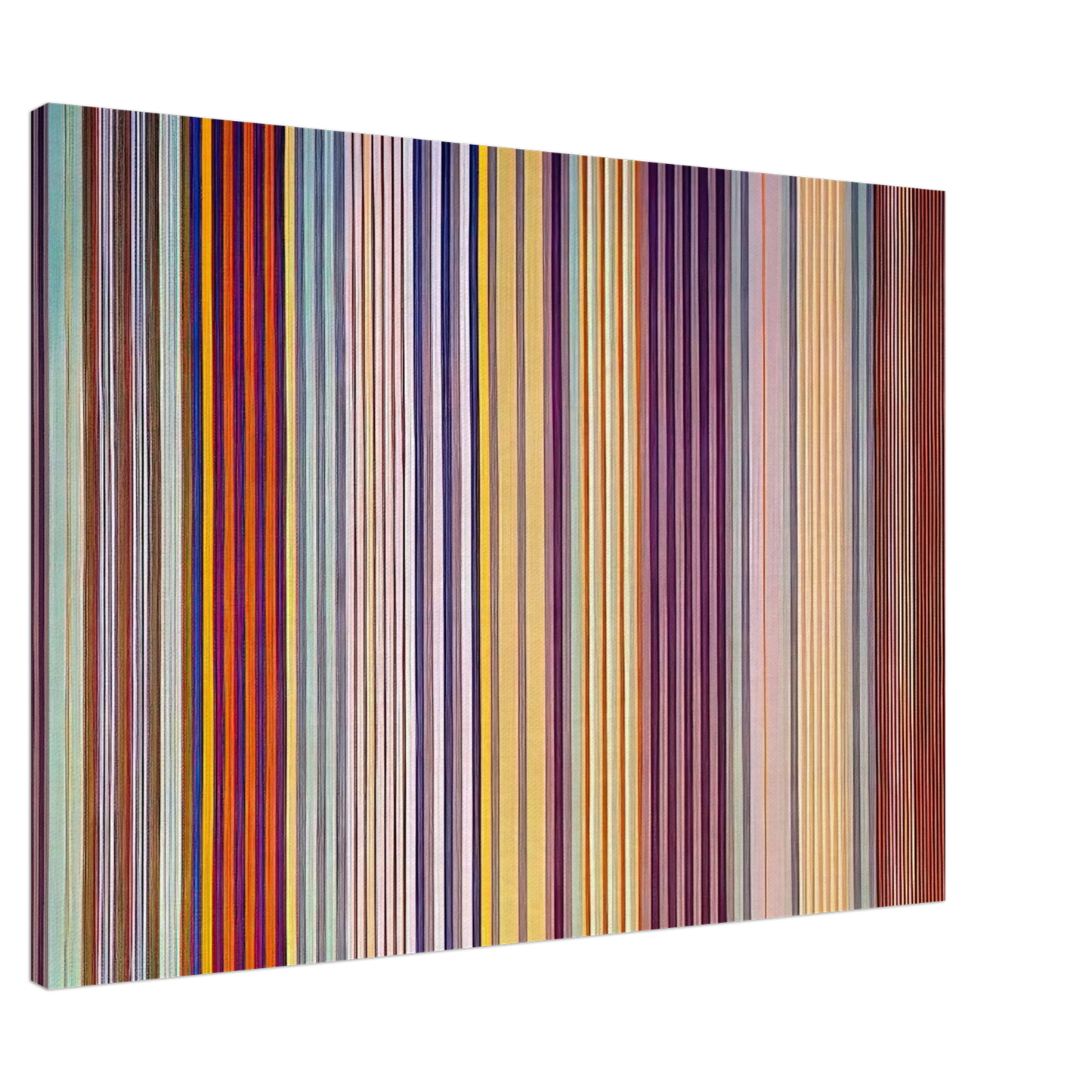 Gene Davis - Royal Veil - 1971 Canvas - 20x30 cm / 8x12 inches-canvas