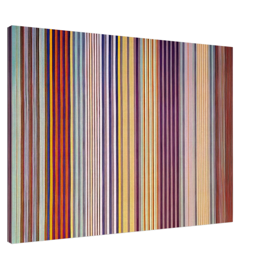 Gene Davis - Royal Veil - 1971 Canvas - 20x30 cm / 8x12 inches-canvas
