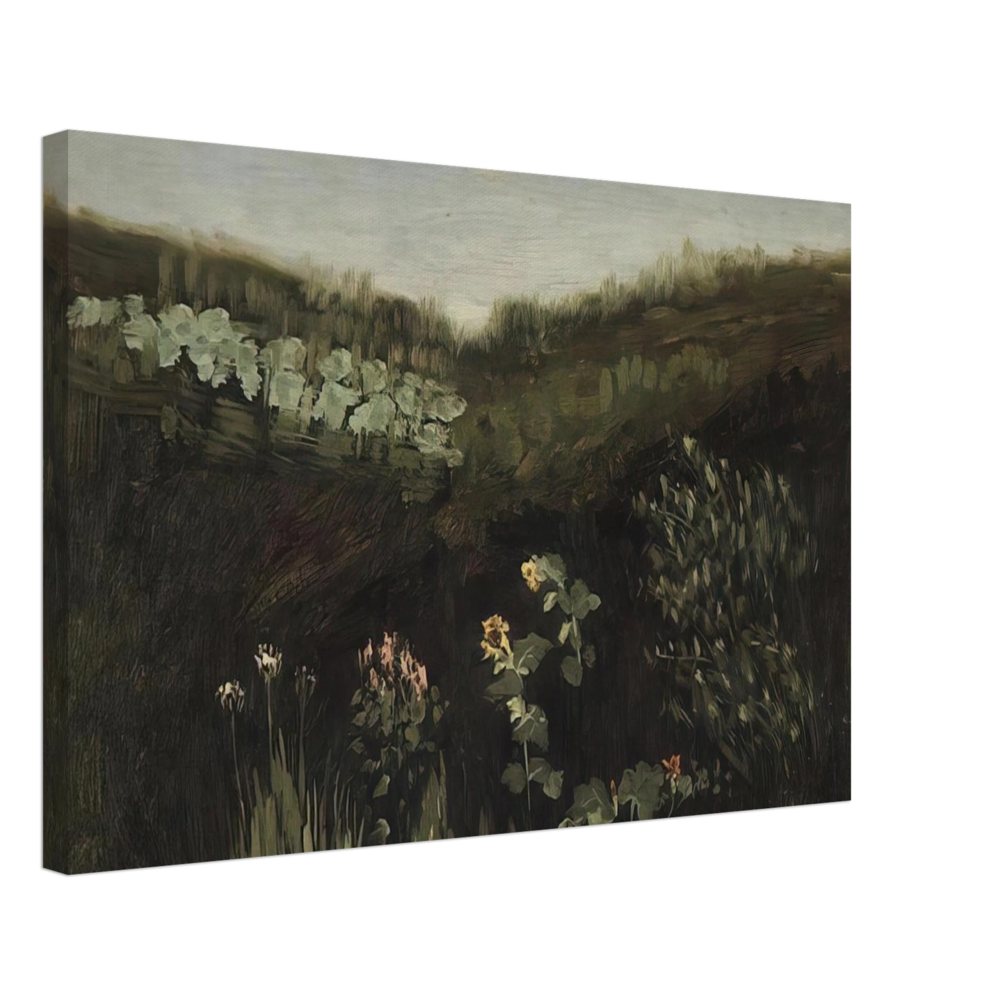 Arkhyp Kuindzhi - Sunflowers. Crimea Canvas - 70x100 cm / 28x40 inches-canvas