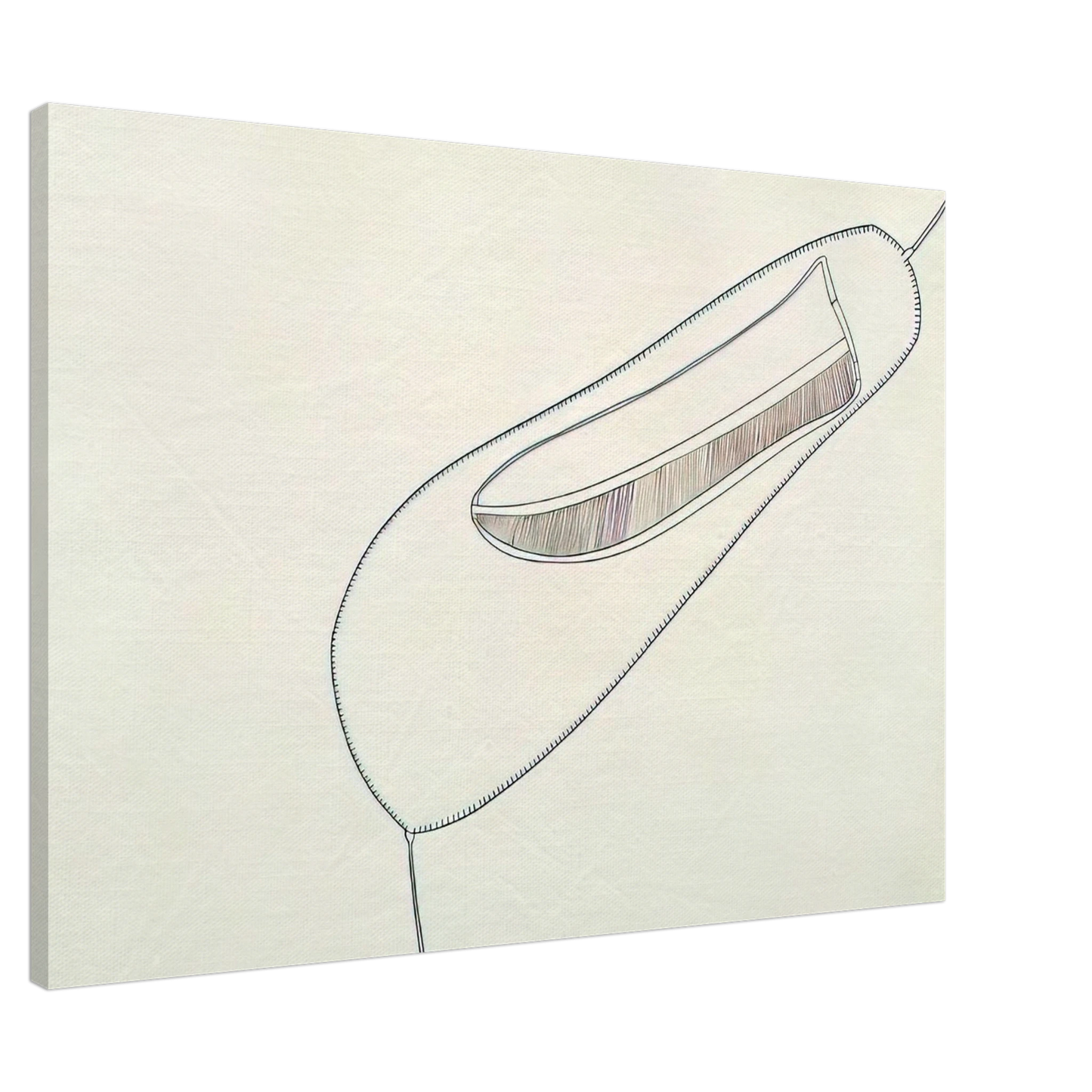 Eva Hesse - UNTITLED 1965 1 Canvas - 20x30 cm / 8x12 inches-canvas
