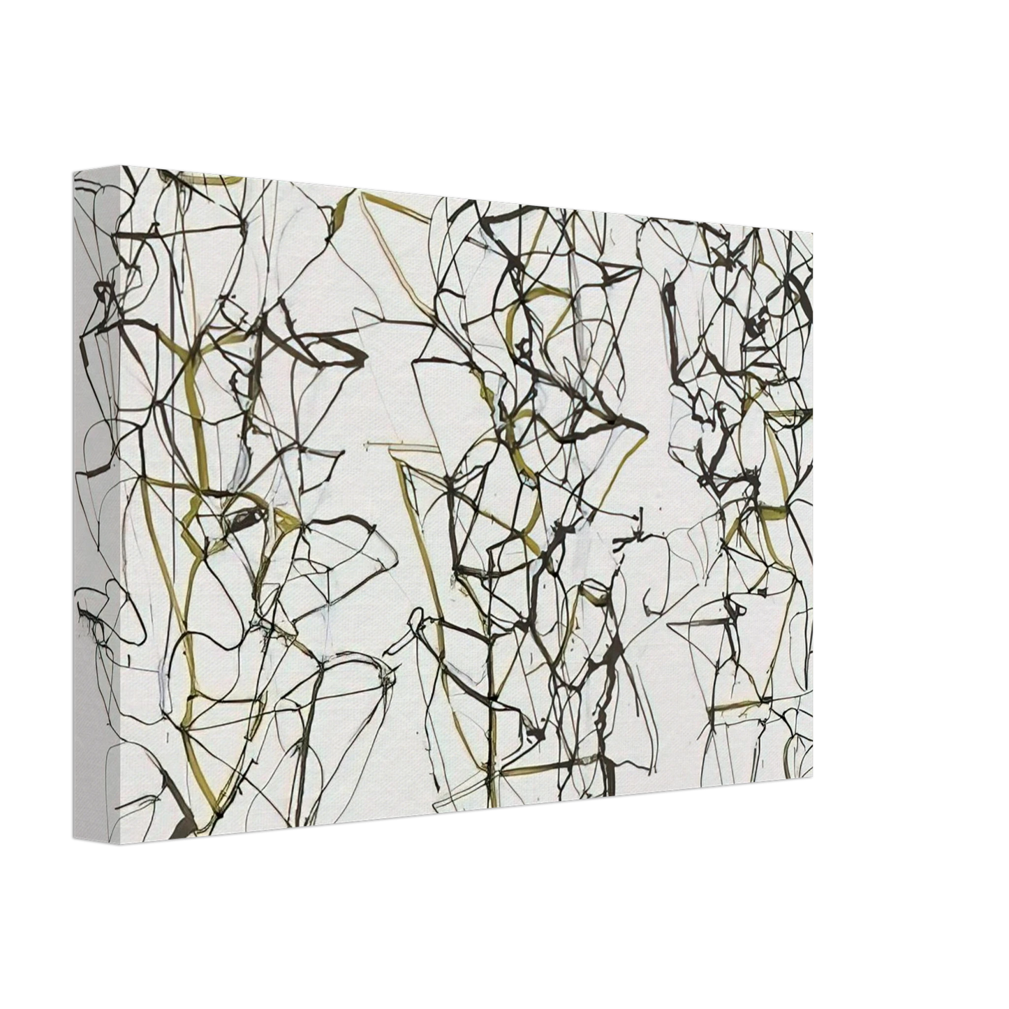 Brice Marden - Untitled with Green - 1989 Canvas - 70x100 cm / 28x40 inches-canvas