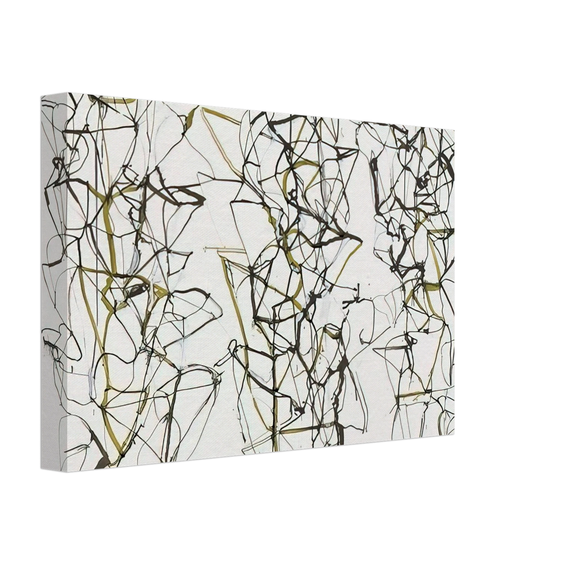 Brice Marden - Untitled with Green - 1989 Canvas - 70x100 cm / 28x40 inches-canvas