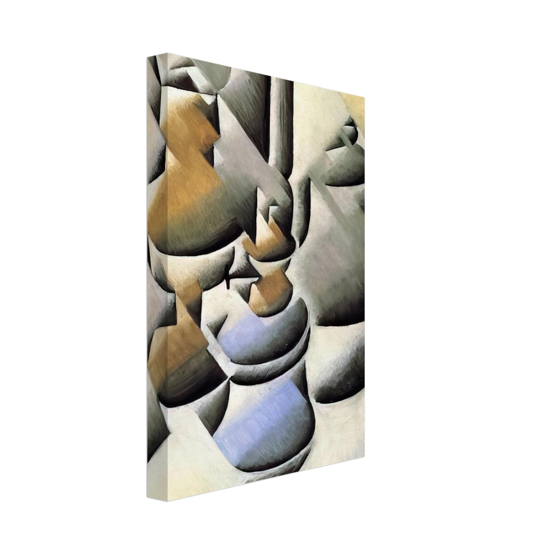 Juan Gris - STILL LIFE WITH OIL LAMP 1912 Canvas - 70x100 cm / 28x40 inches-canvas