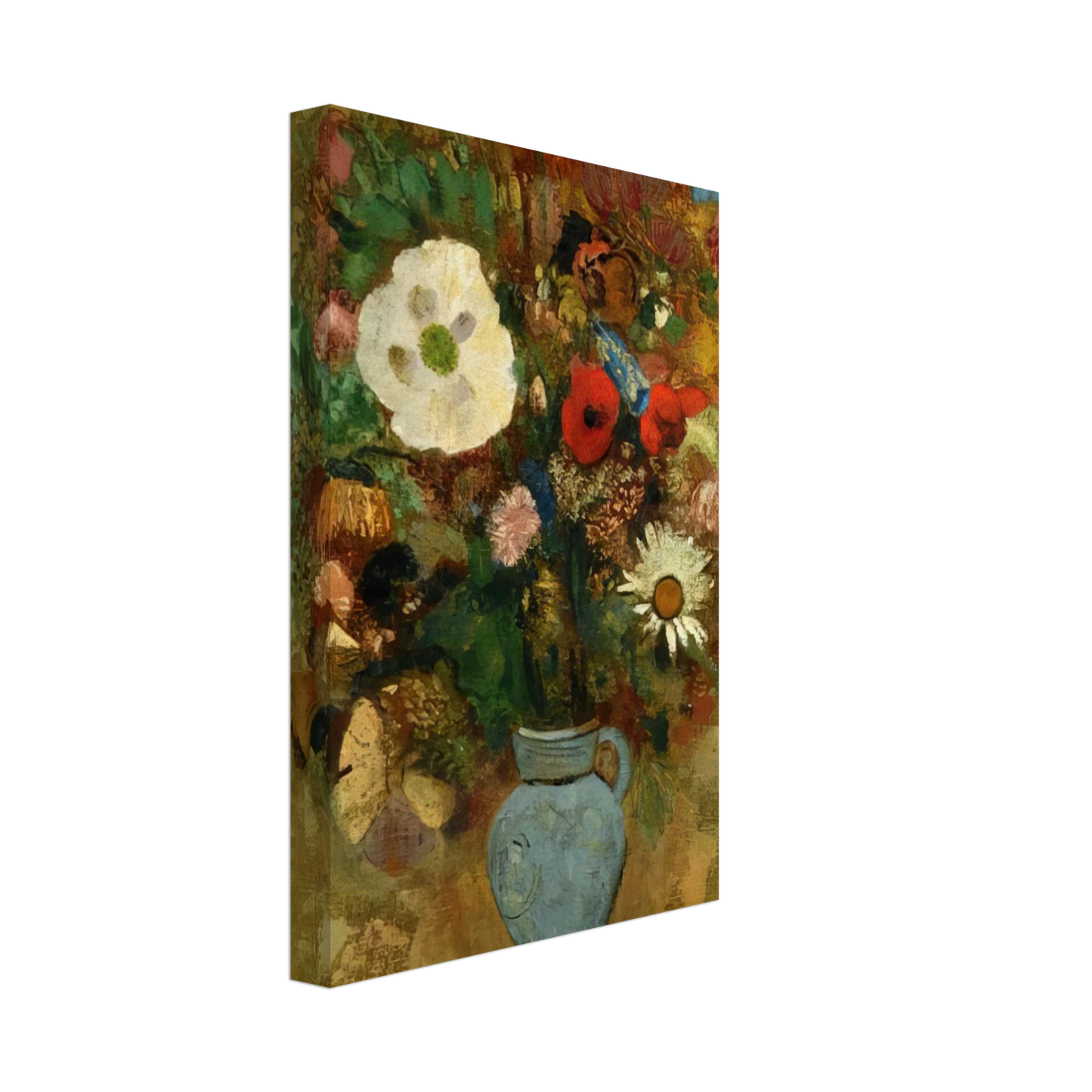 Odilon Redon - BOUQUET OF FLOWERS 1 Canvas - 40x60 cm / 16x24 inches-canvas