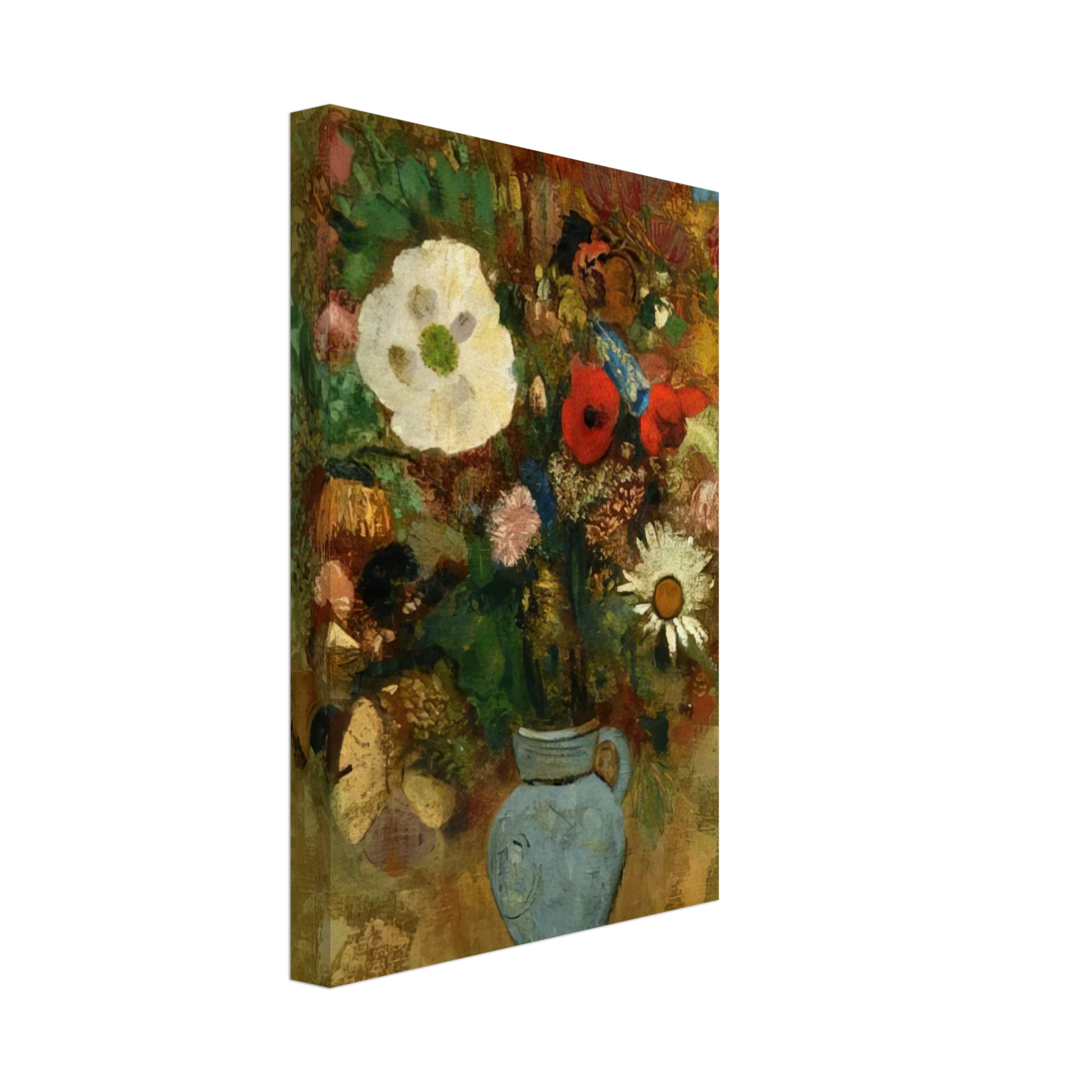 Odilon Redon - BOUQUET OF FLOWERS 1 Canvas - 40x60 cm / 16x24 inches-canvas