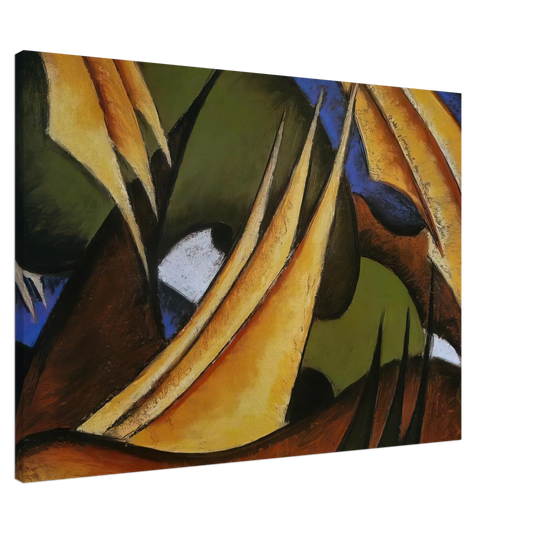 Arthur Dove - Sails - 1912 Canvas - 20x30 cm / 8x12 inches-canvas
