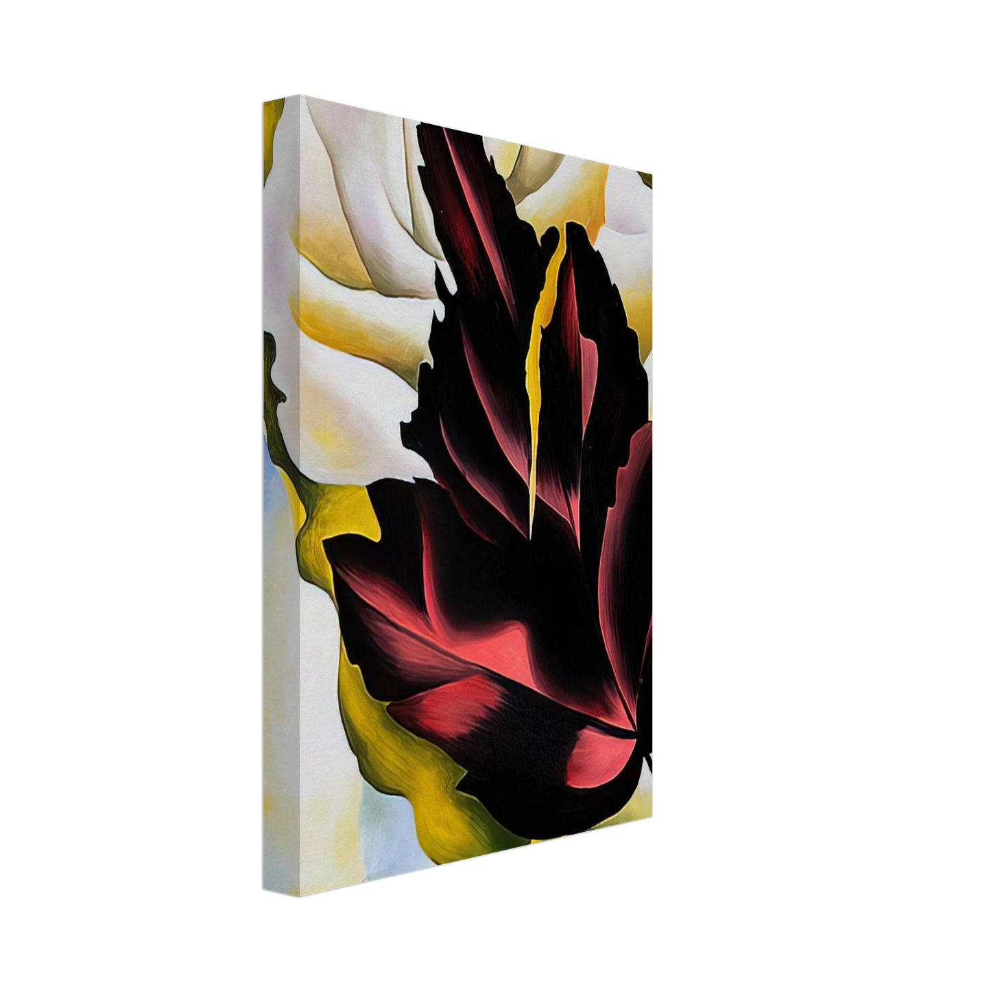 Georgia O'Keeffe - Pattern Leaves Canvas - 40x60 cm / 16x24 inches-canvas