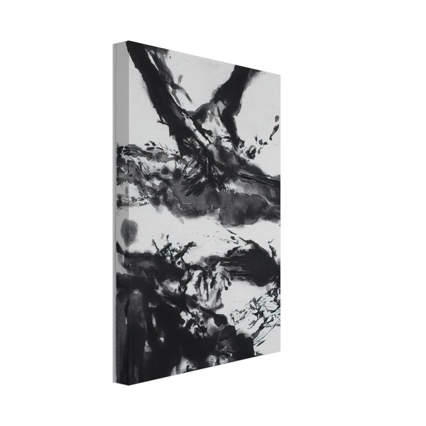 Zao Wou-Ki - FLASHES 1992 Canvas - 70x100 cm / 28x40 inches-canvas