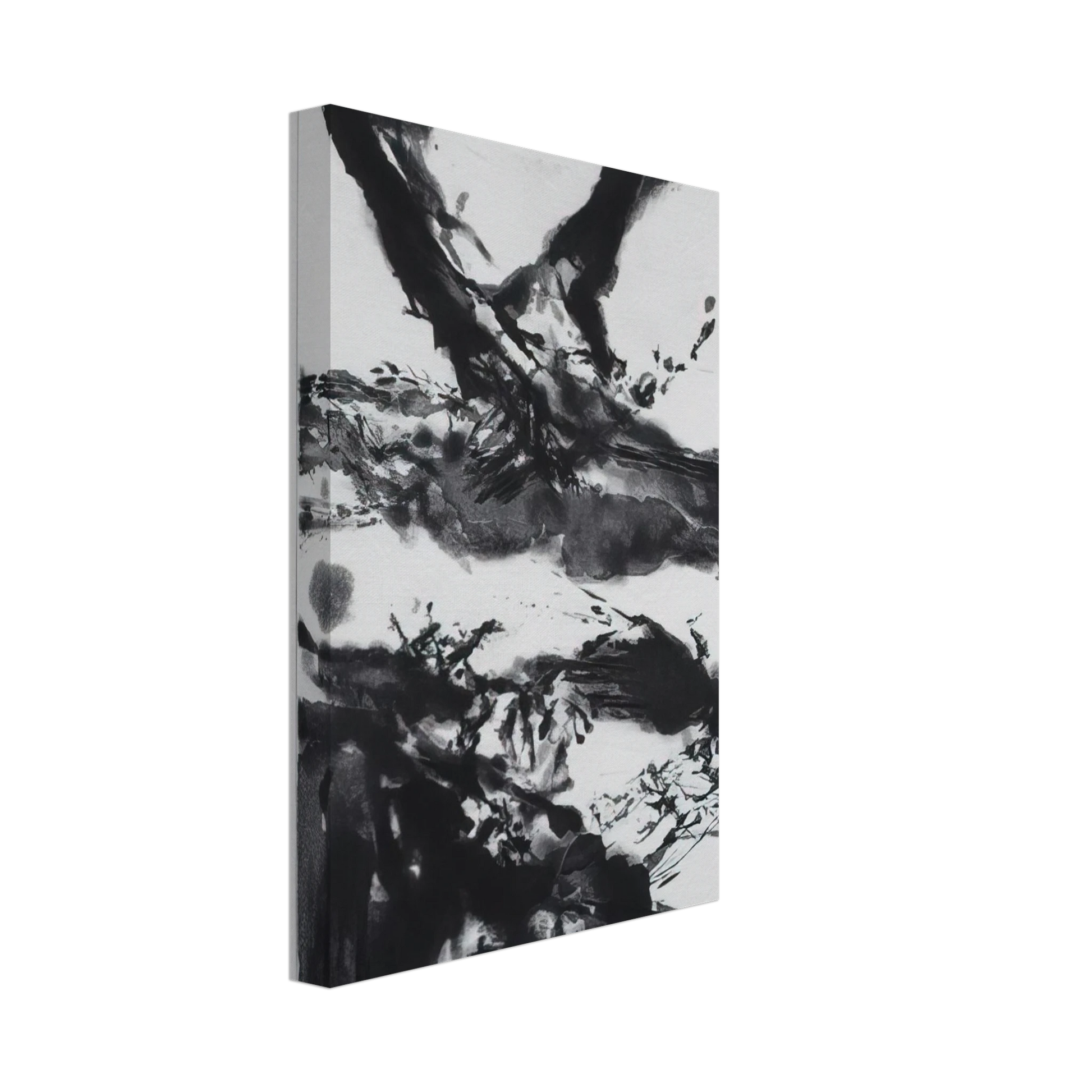 Zao Wou-Ki - FLASHES 1992 Canvas - 70x100 cm / 28x40 inches-canvas