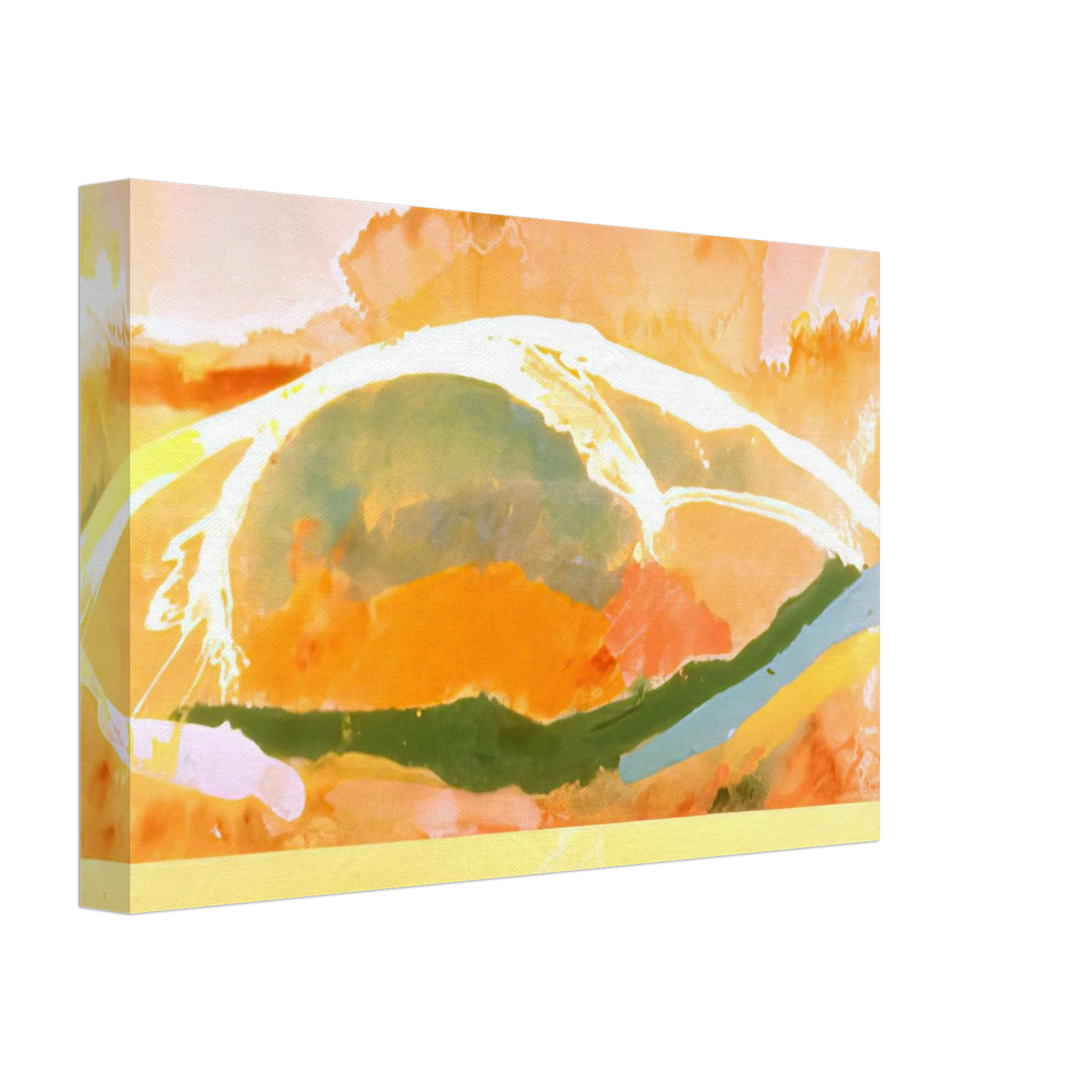 Ronnie Landfield - Sunday Afternoon - 1969 Canvas - 70x100 cm / 28x40 inches-canvas