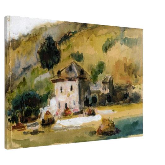 Paul Cezanne - Near Aix En Provence Canvas - 20x30 cm / 8x12 inches-canvas