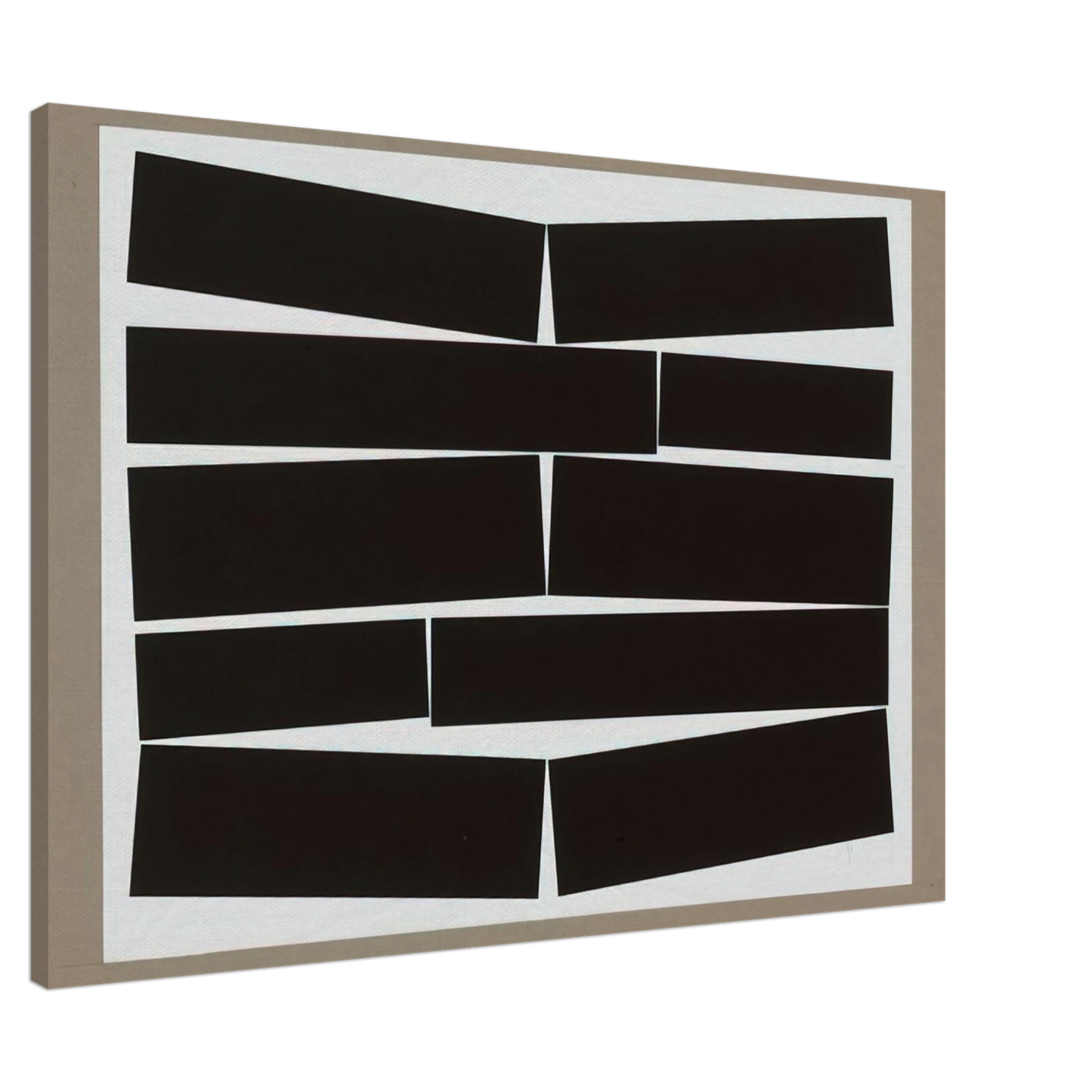 Helio Oiticica - Metaesquema Dois brancos - 1958 Canvas - 20x30 cm / 8x12 inches-canvas