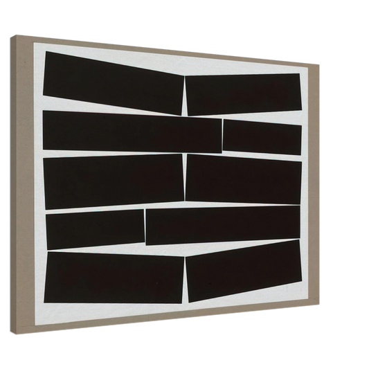 Helio Oiticica - Metaesquema Dois brancos - 1958 Canvas - 20x30 cm / 8x12 inches-canvas