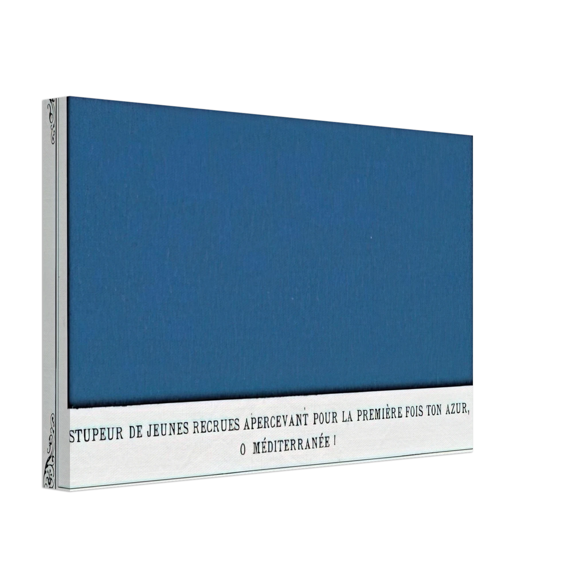 Alphonse Allais - The Awe of Navy Recruits Seeing for the First Time Your Blue, O Mediterranean Sea! Canvas - 70x100 cm / 28x40 inches-canvas