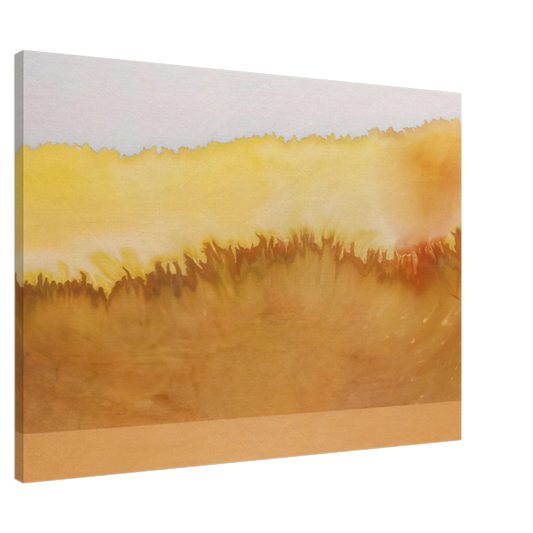 Ronnie Landfield - Sun Castle - 1979 Canvas - 20x30 cm / 8x12 inches-canvas