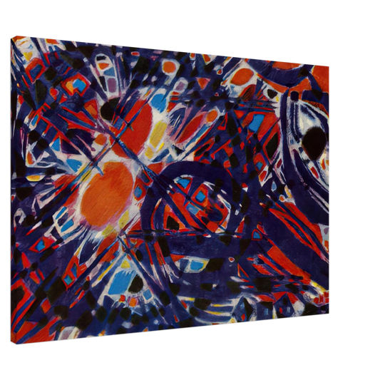 Alfred Manessier - Couronne d'epines - 1954 Canvas - 20x30 cm / 8x12 inches-canvas