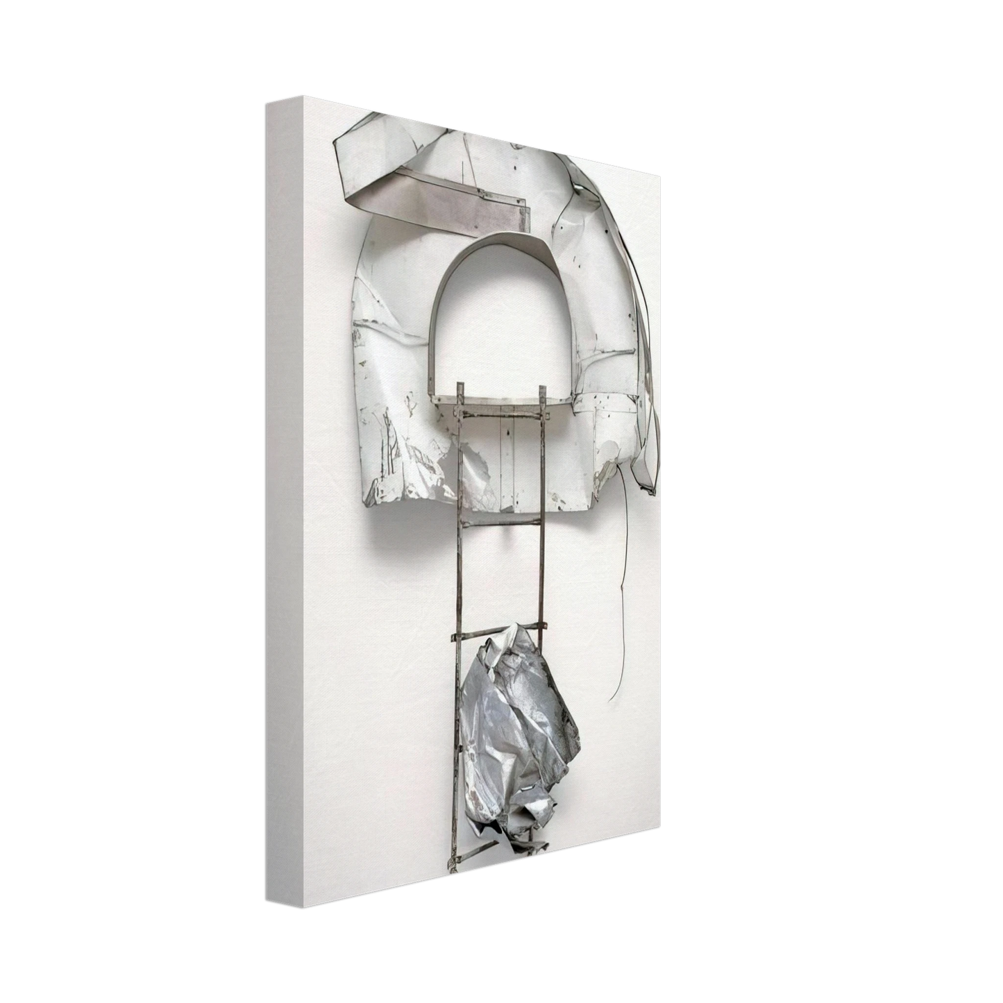 Robert Rauschenberg - BALCONE GLUT NEAPOLITAN 1987 Canvas - 40x60 cm / 16x24 inches-canvas