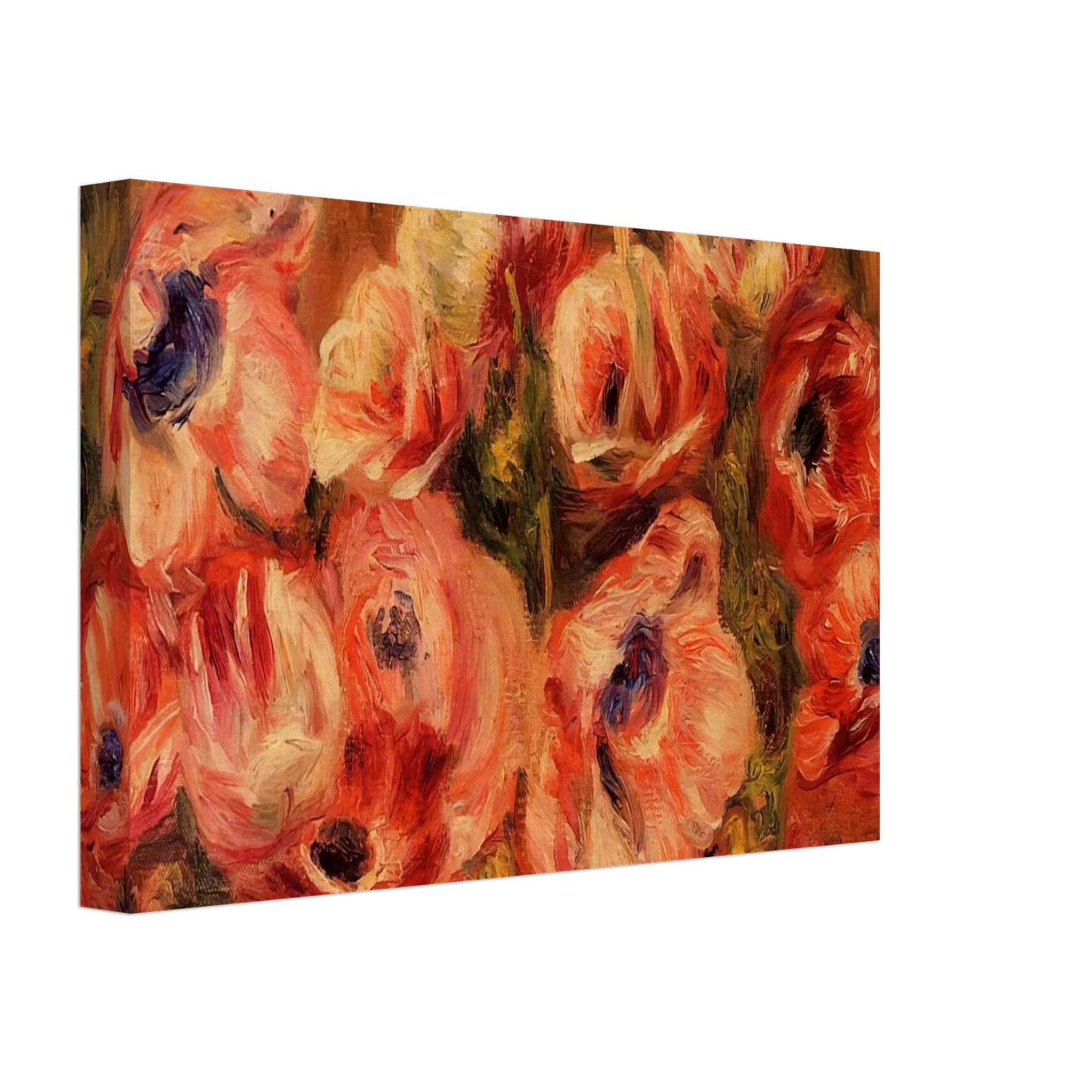 Pierre-Auguste Renoir - Anemones Canvas - 70x100 cm / 28x40 inches-canvas