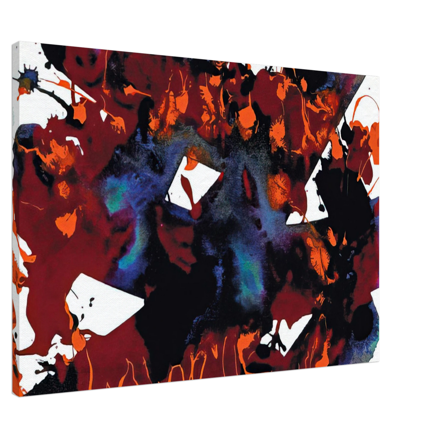 Sam Francis - Untitled  SFP94-149  SFF 1819  Canvas - 20x30 cm / 8x12 inches-canvas