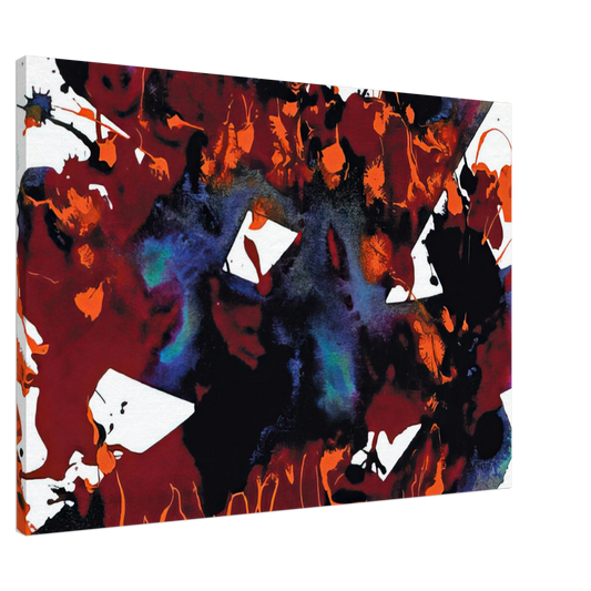 Sam Francis - Untitled  SFP94-149  SFF 1819  Canvas - 20x30 cm / 8x12 inches-canvas