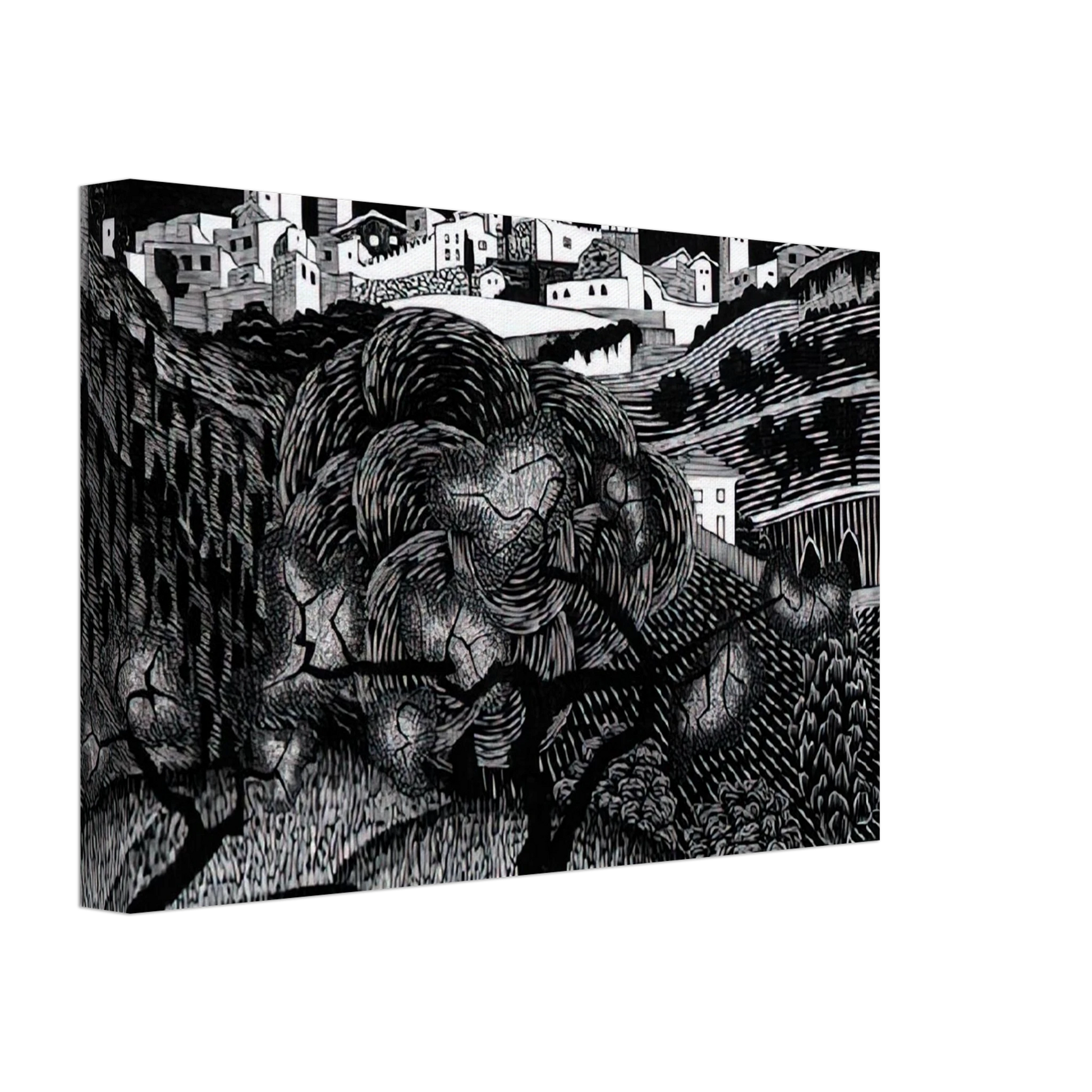 MC Escher - ESCHER (10) Canvas - 70x100 cm / 28x40 inches-canvas