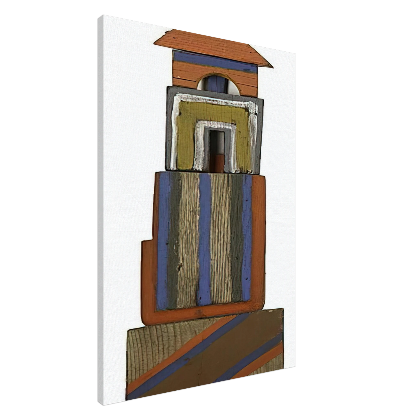 Betty Parsons - The Tower - 1969 Canvas - 20x30 cm / 8x12 inches-canvas