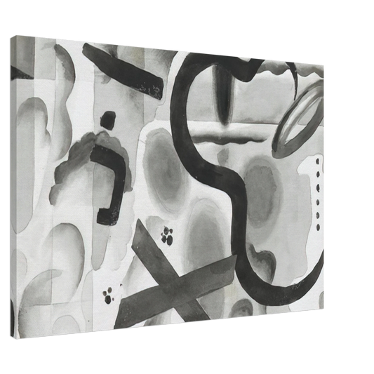 Julius Evola - Untitled - Dada Canvas - 20x30 cm / 8x12 inches-canvas