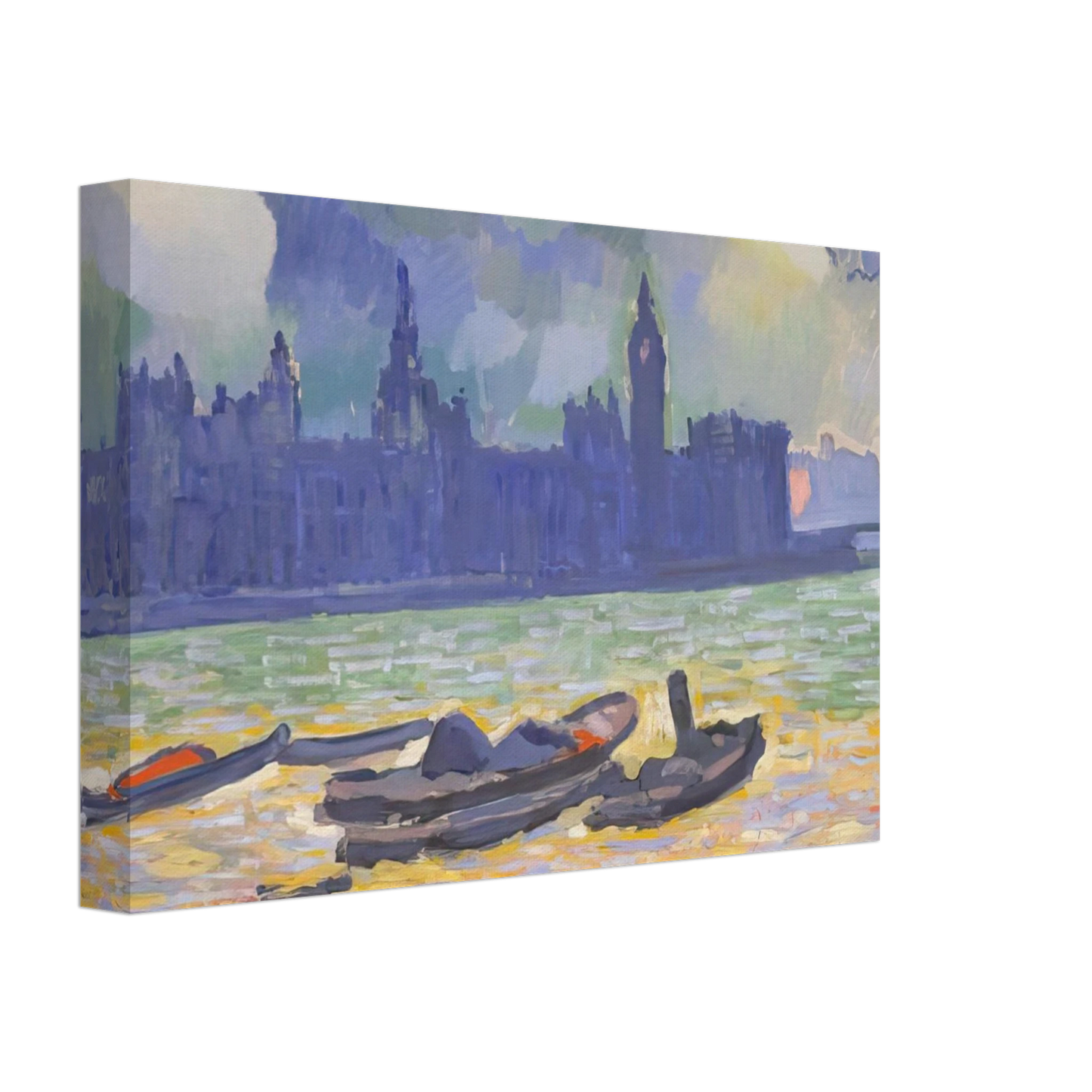 Andre Derain - THE PALACE OF WESTMINSTER 1907 0 Canvas - 70x100 cm / 28x40 inches-canvas