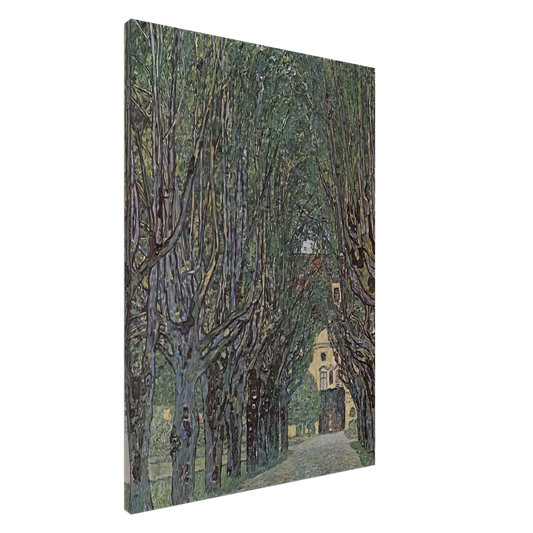Gustav Klimt - AVENUE OF SCHLOSS KAMMER PARK Canvas - 20x30 cm / 8x12 inches-canvas