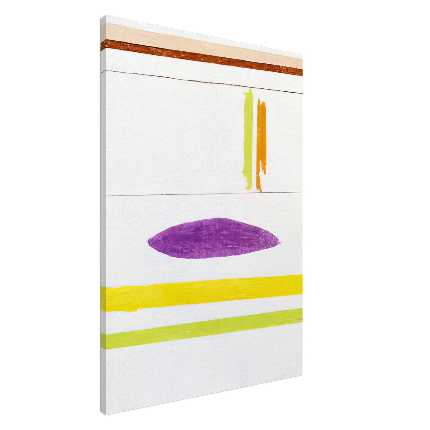 Ronnie Landfield - Untitles - 1964 Canvas - 20x30 cm / 8x12 inches-canvas