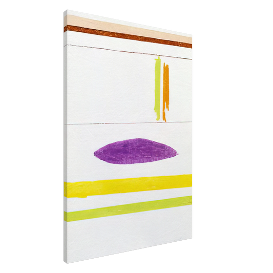 Ronnie Landfield - Untitles - 1964 Canvas - 20x30 cm / 8x12 inches-canvas