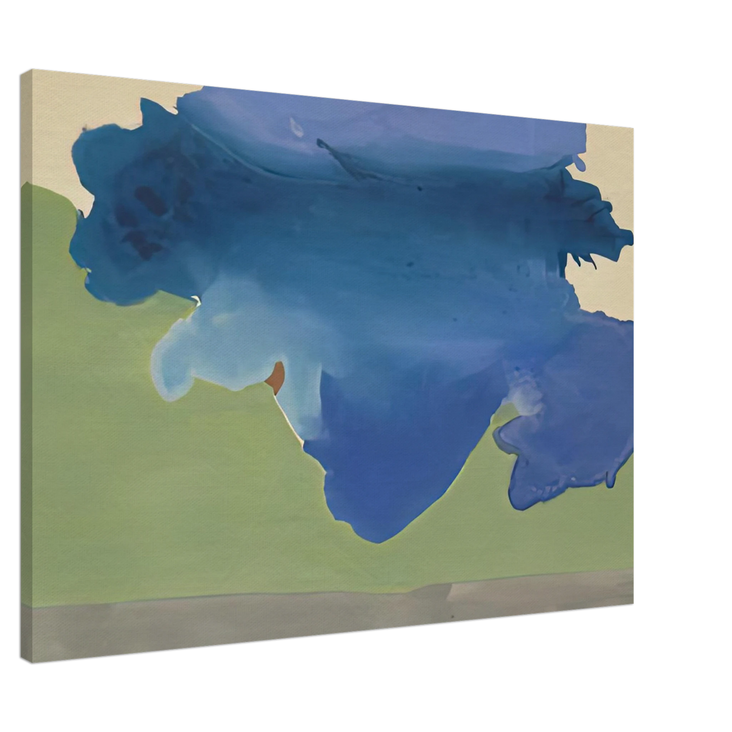 Helen Frankenthaler - The Bay, 1963- Canvas - 20x30 cm / 8x12 inches-canvas