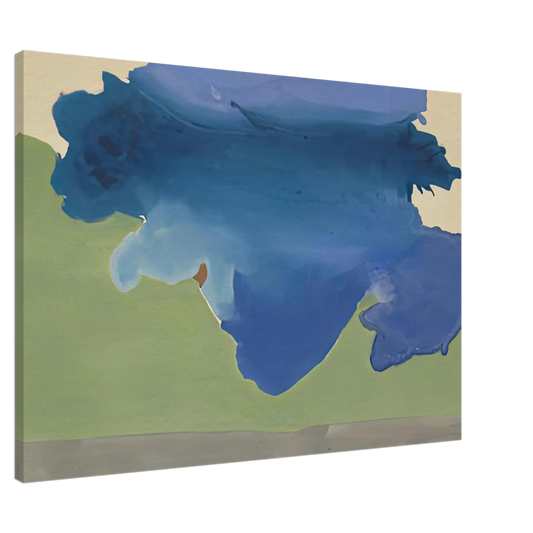 Helen Frankenthaler - The Bay, 1963- Canvas - 20x30 cm / 8x12 inches-canvas