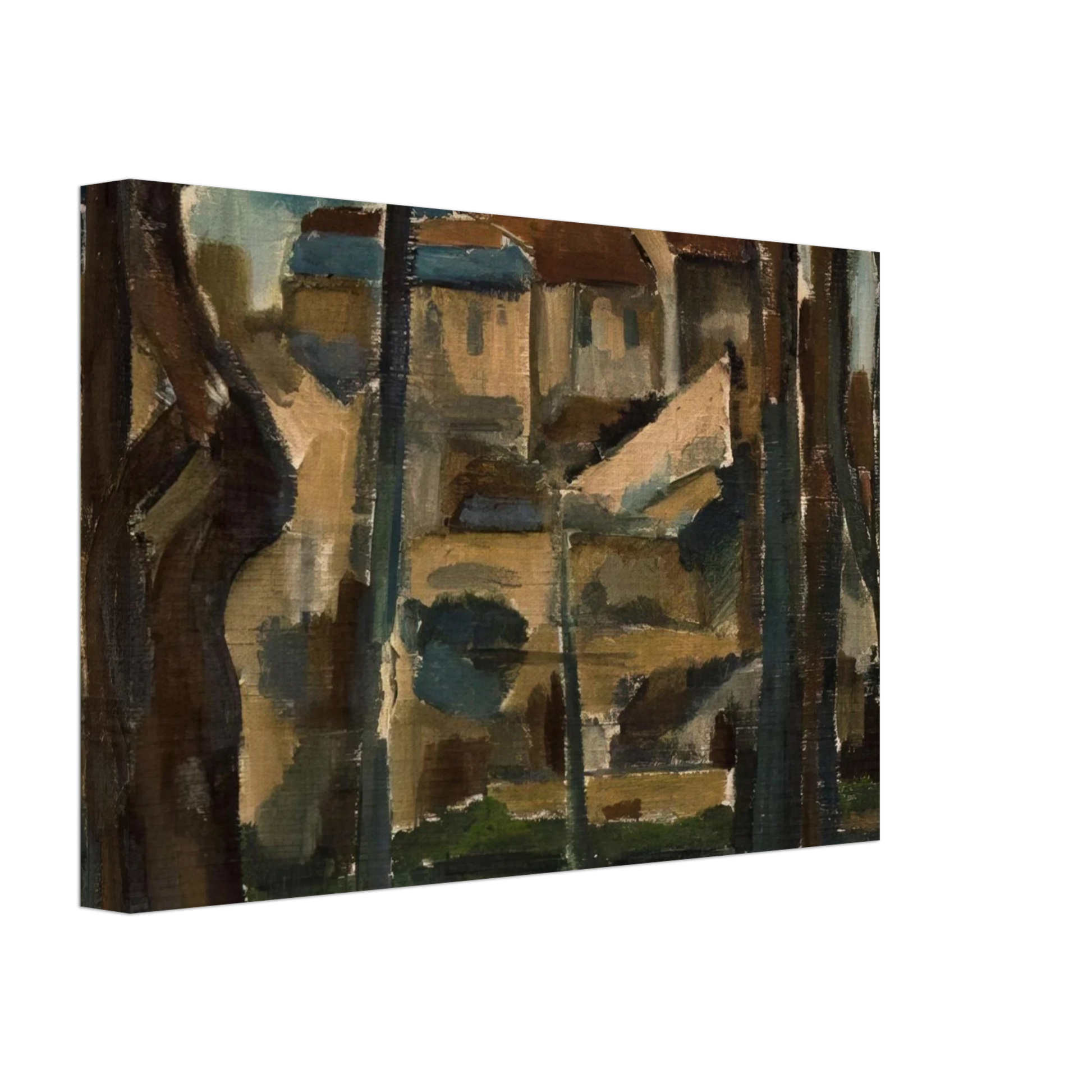 Andre Derain - LANDSCAPE OF CARRI RES 1909 Canvas - 70x100 cm / 28x40 inches-canvas