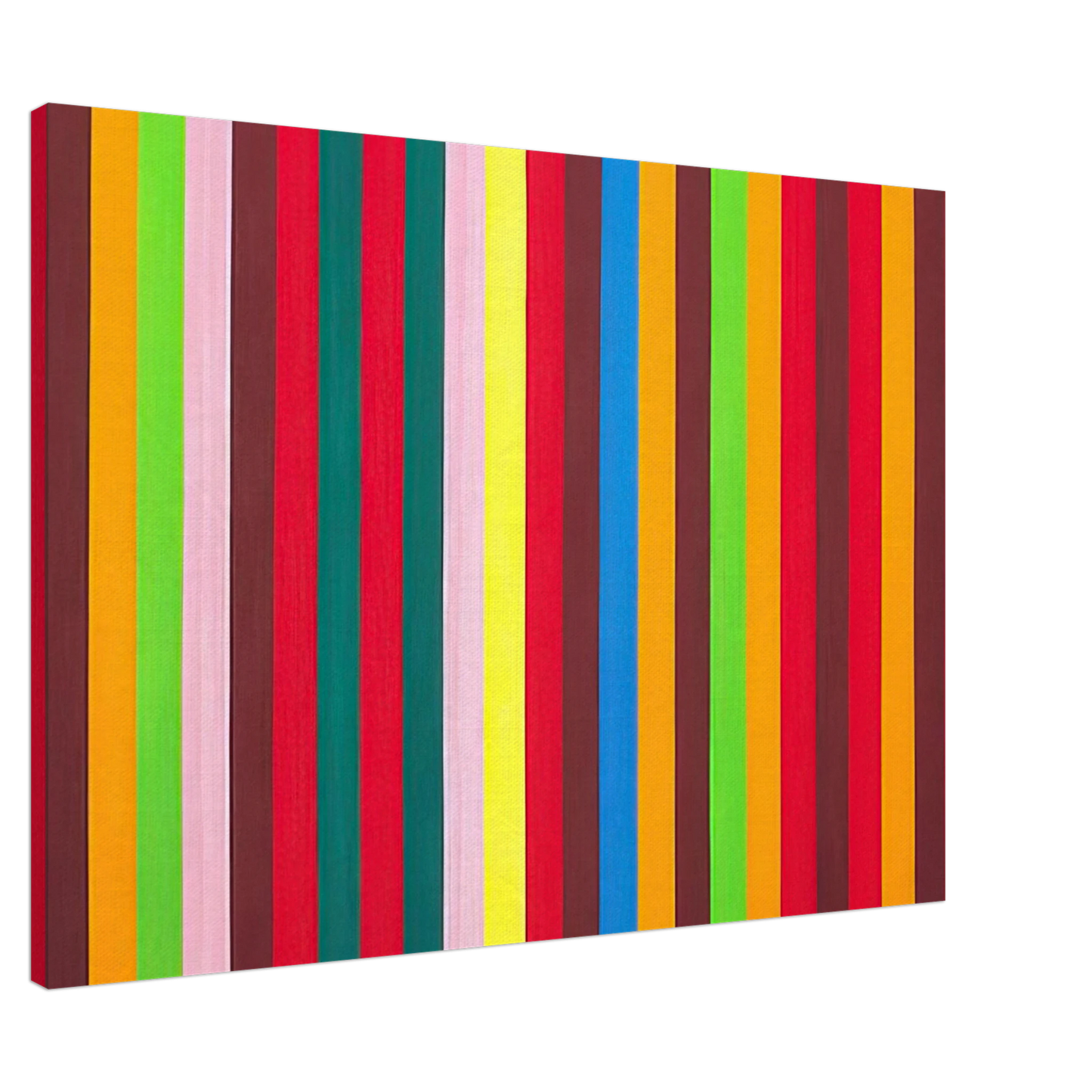 Gene Davis - Sour Ball Beat - 1964 Canvas - 20x30 cm / 8x12 inches-canvas