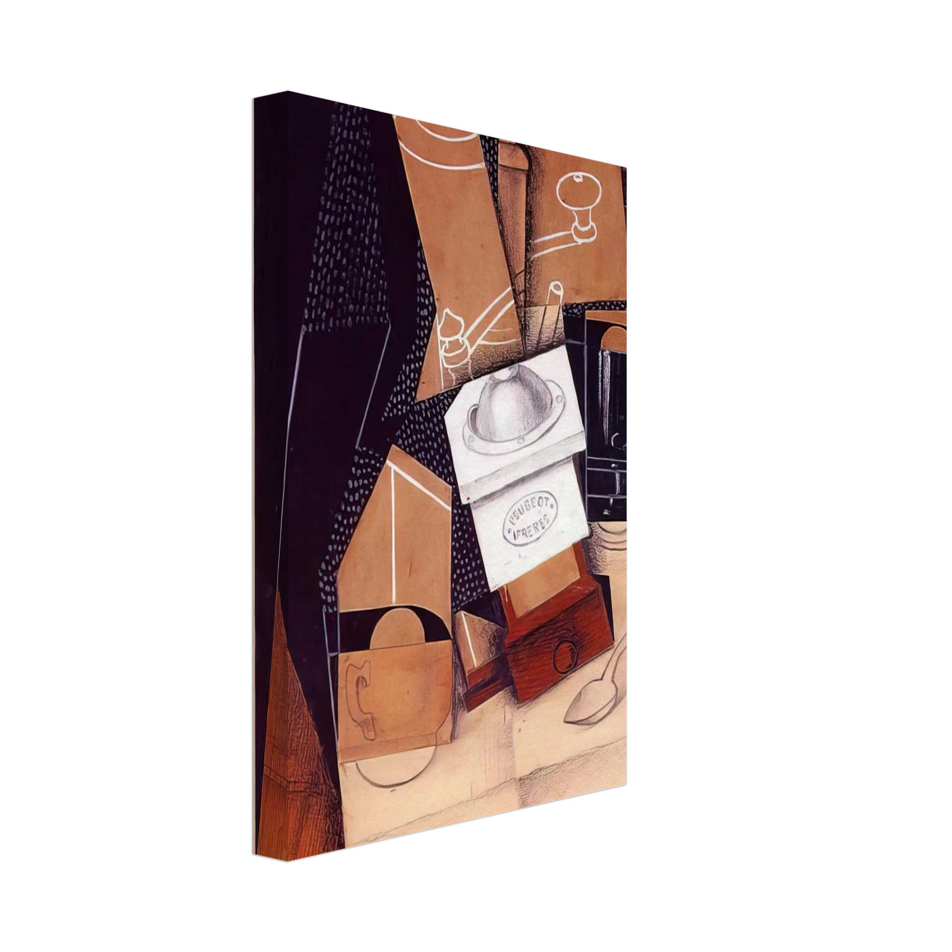 Juan Gris - THE COFFEE GRINDER 1916 Canvas - 70x100 cm / 28x40 inches-canvas