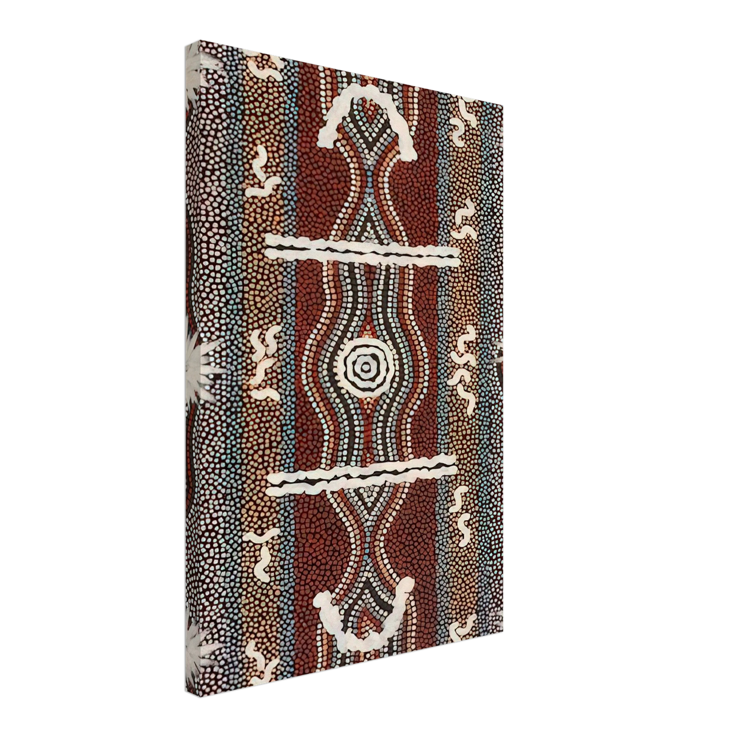 Clifford Possum Tjapaltjarri - Caterpillar Dreaming - 1998 Canvas - 40x60 cm / 16x24 inches-canvas