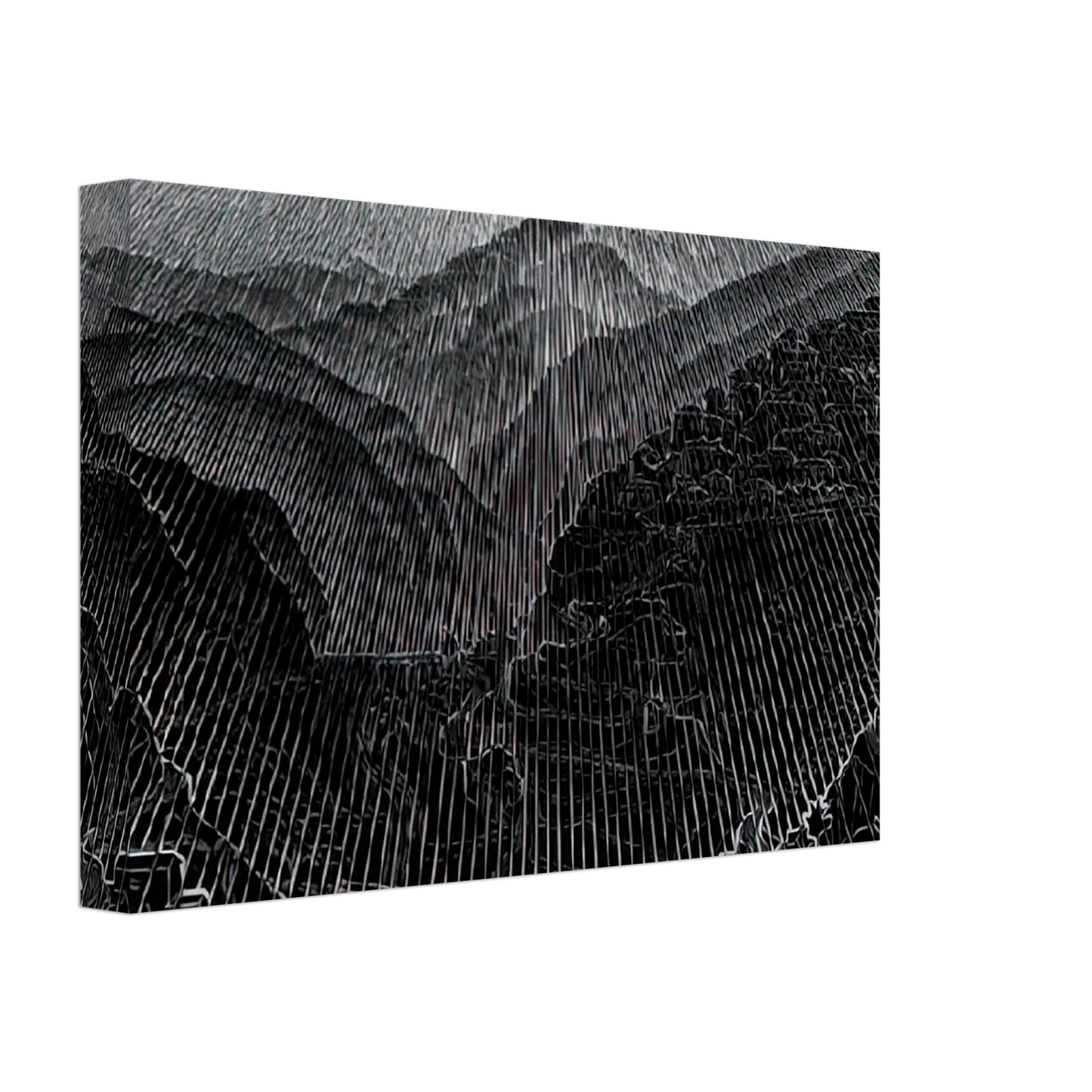 MC Escher - ROSSANO CALABRIA FEBRUARY 1931 1931 Canvas - 40x60 cm / 16x24 inches-canvas