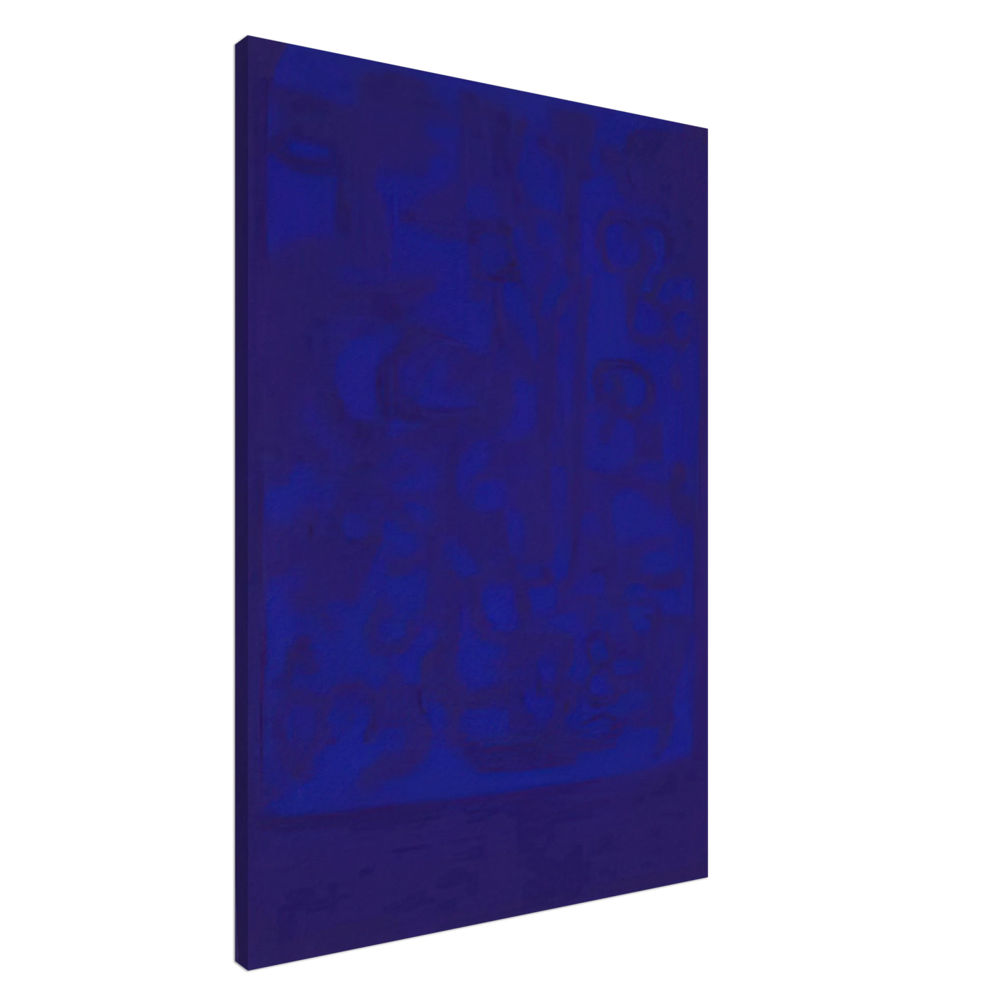 Carla Accardi - Blue Viola - 1962 Canvas - 20x30 cm / 8x12 inches-canvas