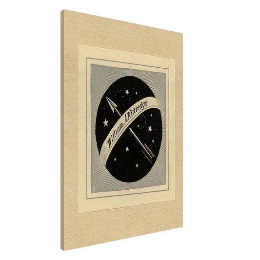 Rockwell Kent - Illustration to William A. Kittredge Canvas - 20x30 cm / 8x12 inches-canvas