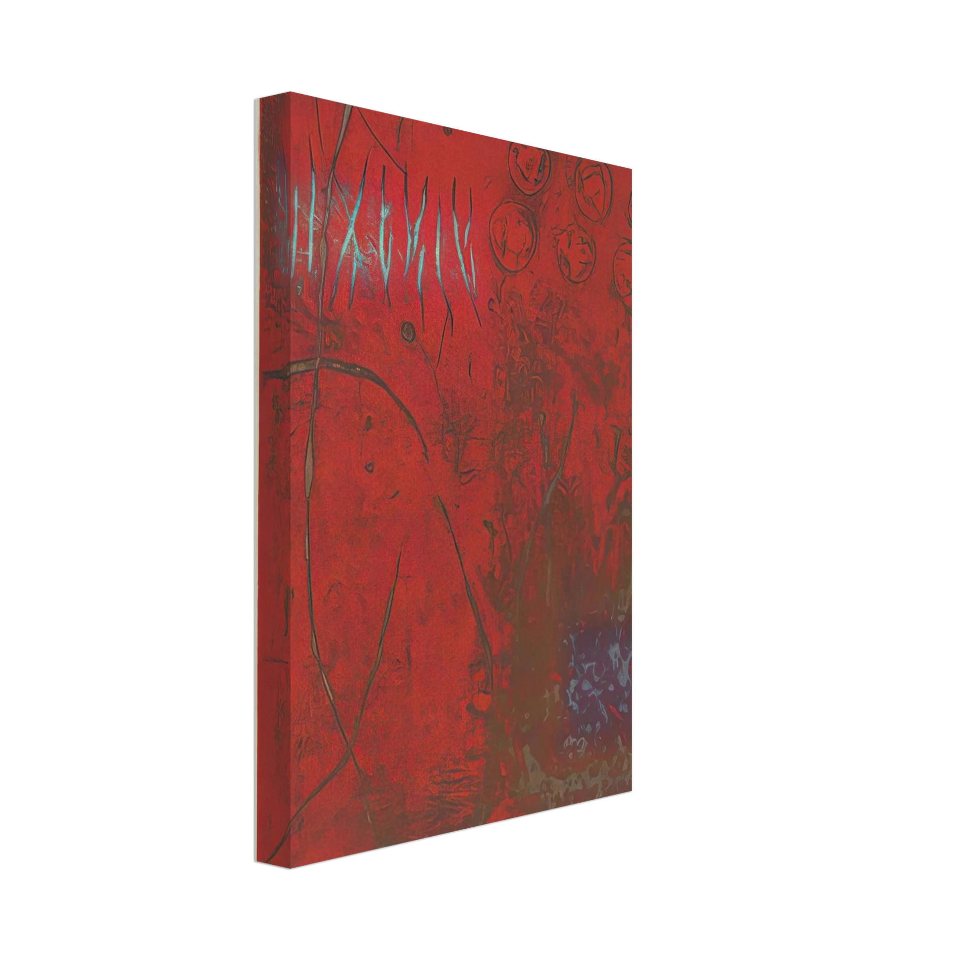 Hiroyuki Tajima - A Hunting Ground - 1968 Canvas - 70x100 cm / 28x40 inches-canvas