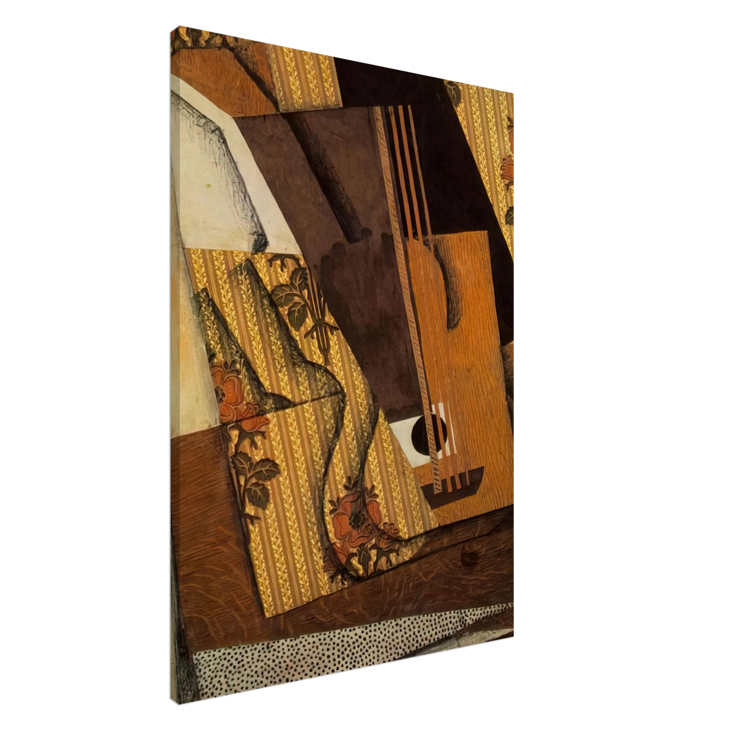 Juan Gris - THE GUITAR 1914 Canvas - 20x30 cm / 8x12 inches-canvas