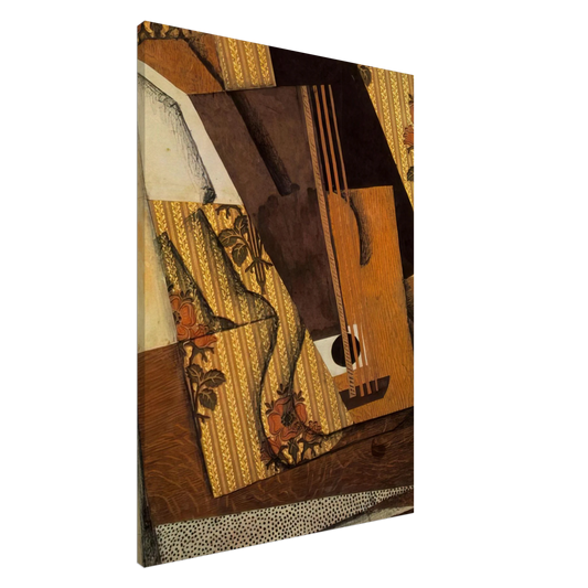 Juan Gris - THE GUITAR 1914 Canvas - 20x30 cm / 8x12 inches-canvas