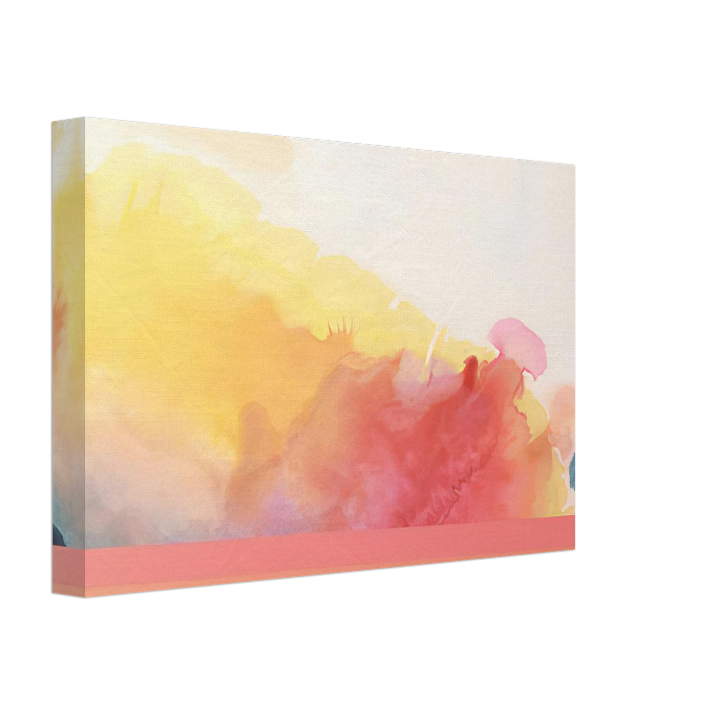 Ronnie Landfield - Sailing to India, - 1970 Canvas - 70x100 cm / 28x40 inches-canvas