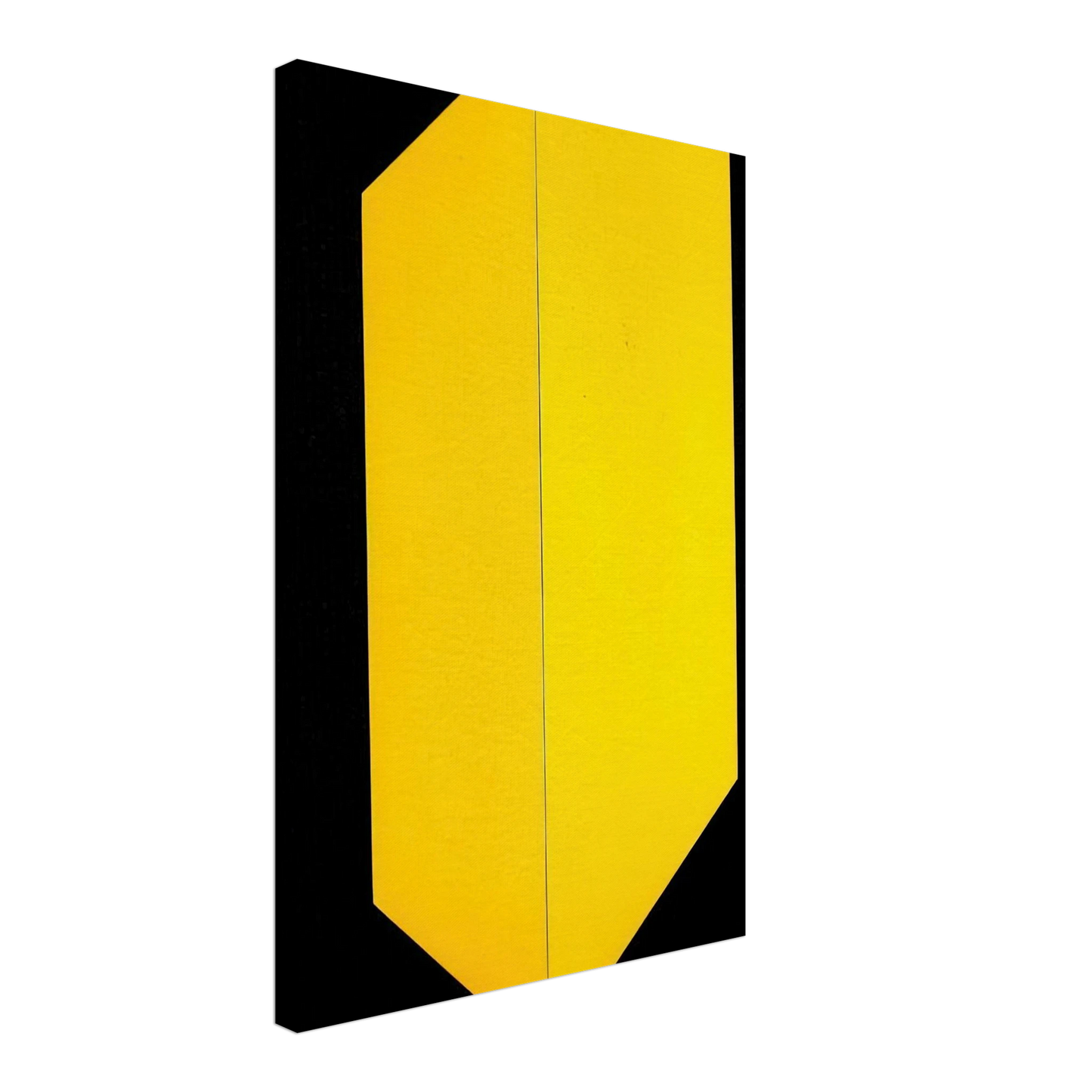 Carmen Herrera - Black and Yellow - 2009 Canvas - 40x60 cm / 16x24 inches-canvas