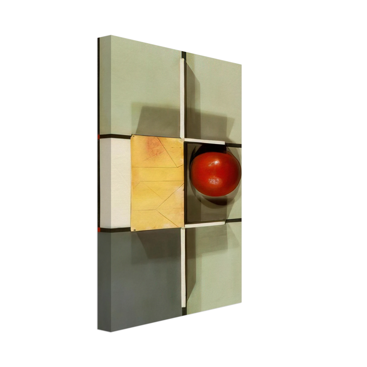 Kurt Schwitters - RELIEF WITH CROSS AND SQUARE 1924 Canvas - 70x100 cm / 28x40 inches-canvas