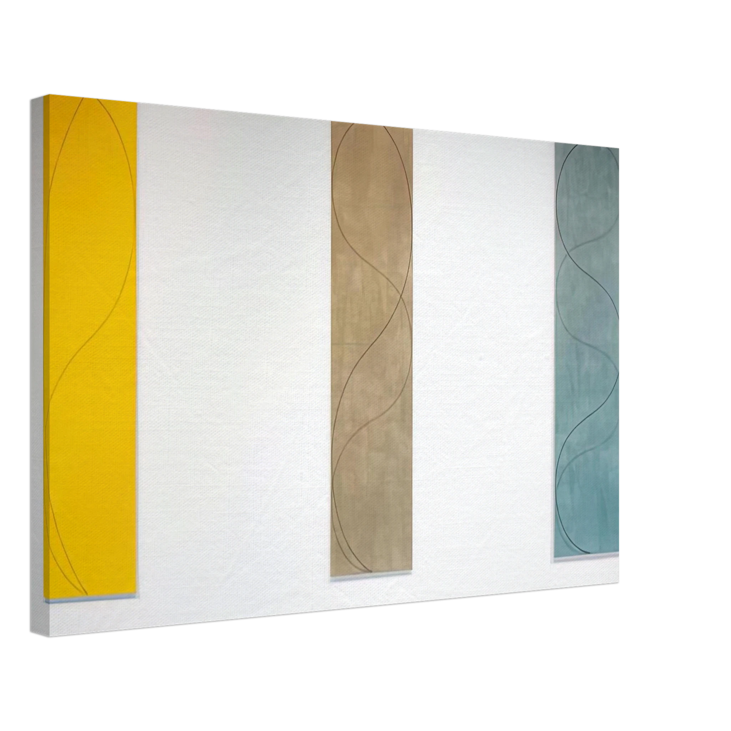 Robert Mangold - COLUMN PAINTINGS 2004 Canvas - 40x60 cm / 16x24 inches-canvas