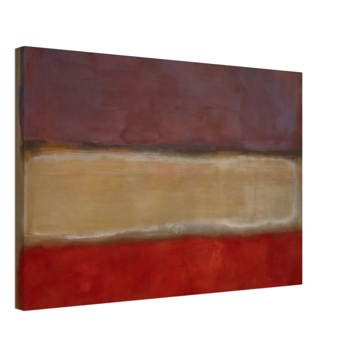 Mark Rothko - Untitled Purple, White, and Red - 1953 Canvas - 40x60 cm / 16x24 inches-canvas