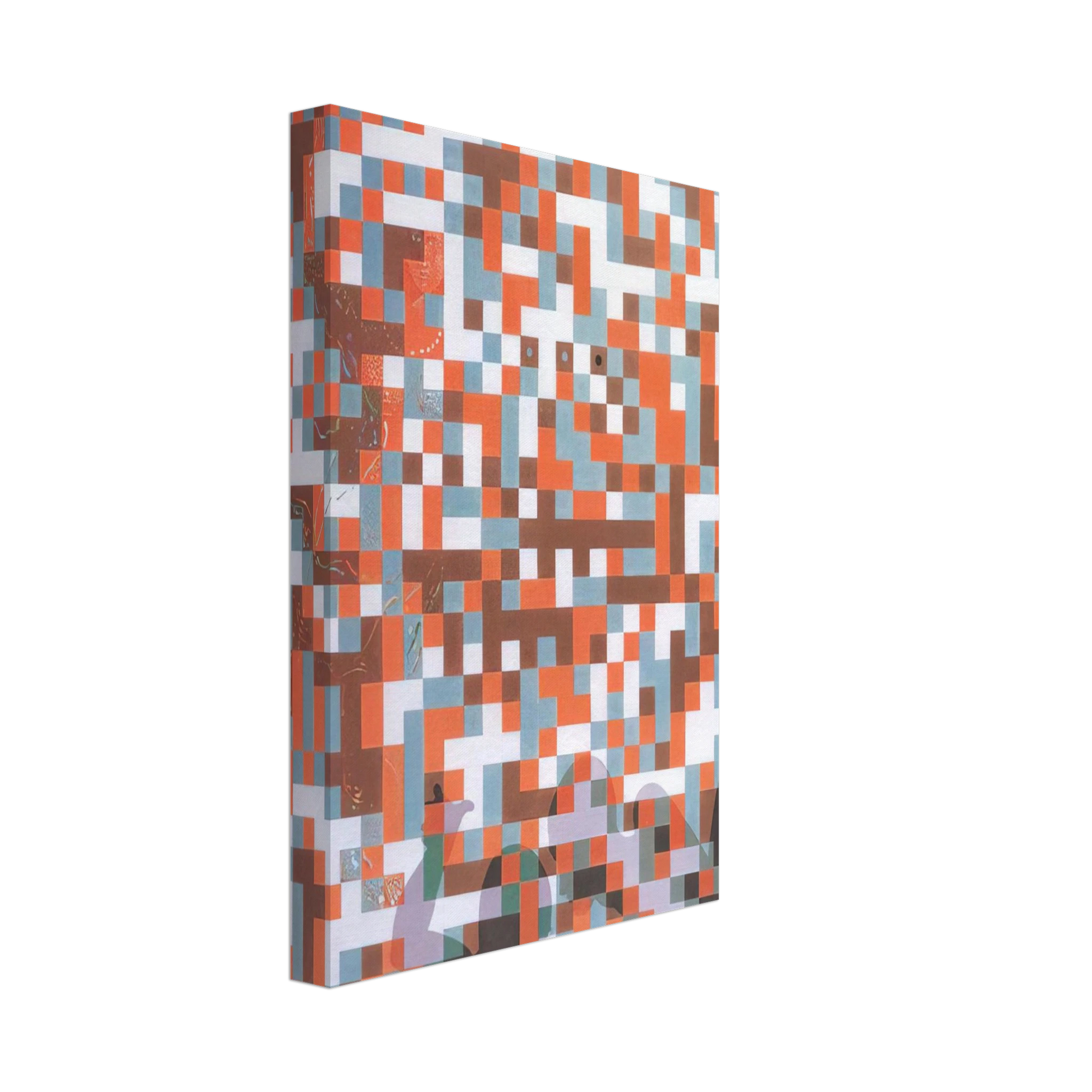 Salvador Dali - CYBERNETIC ODALISUQE HOMAGE TO BELA JULESZ Canvas - 40x60 cm / 16x24 inches-canvas